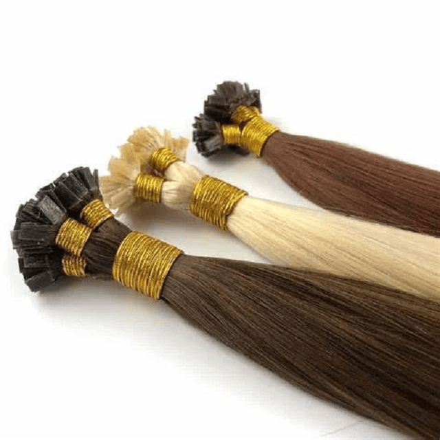 Flat Tip Hair Extensions - 100% Remy Human Hair