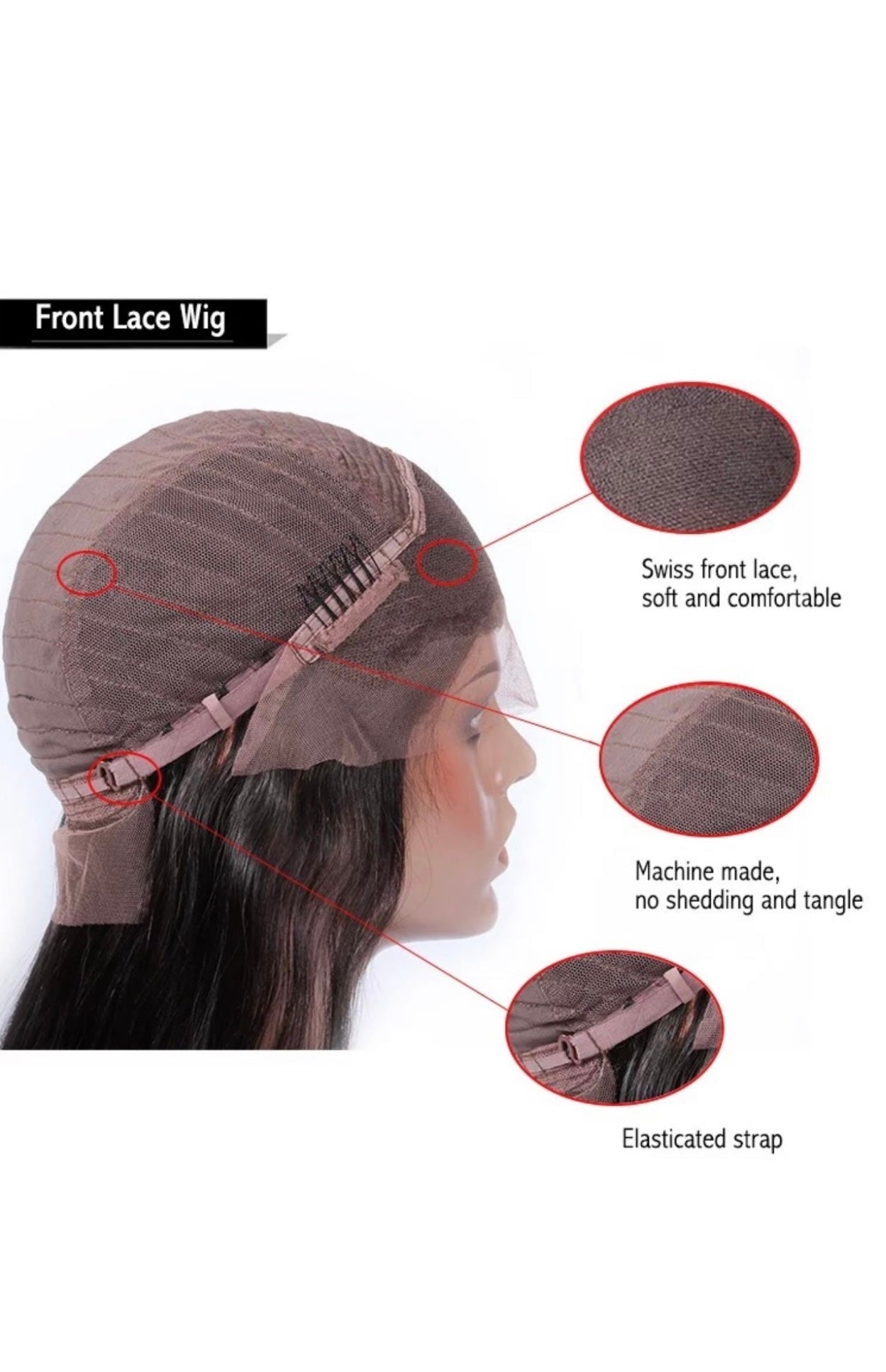 Frontal Lace Human Hair Wig Stacey