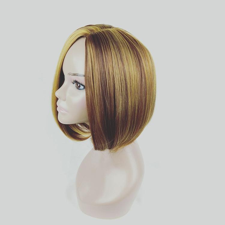 Gold Linen Bob Wig