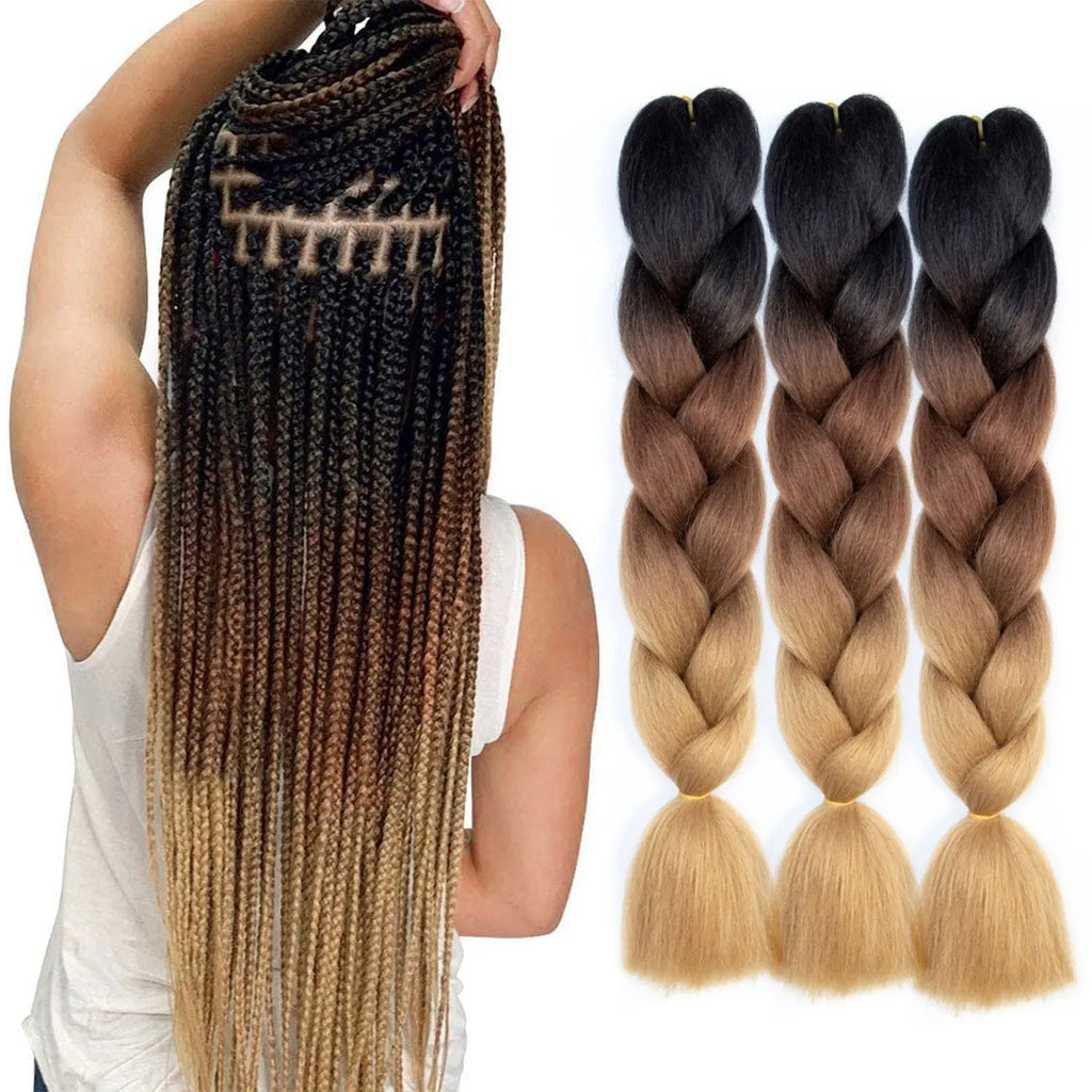 Jumbo Ombre Braiding Hair 24 Inch Pack
