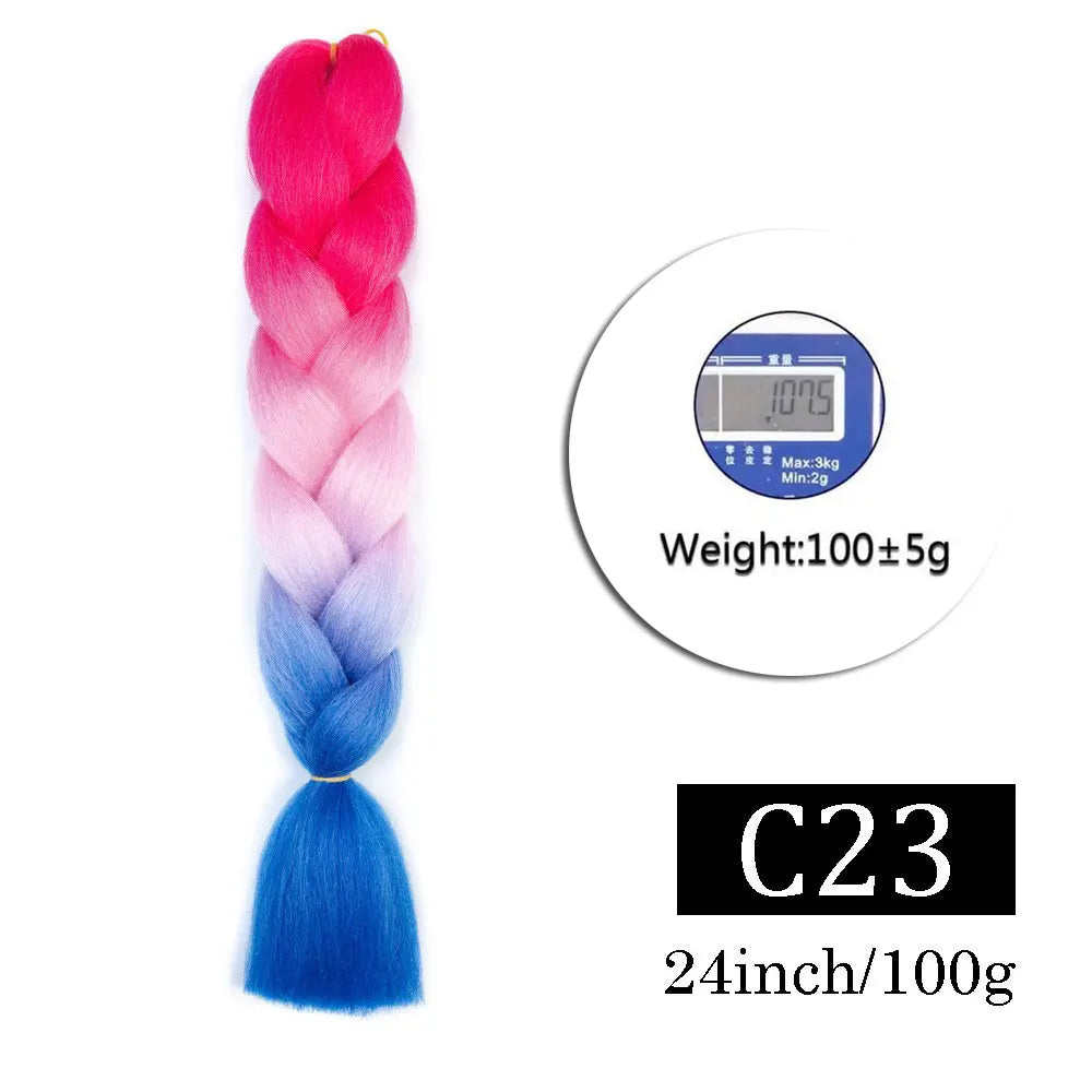 Jumbo Ombre Braiding Hair 24 Inch Pack