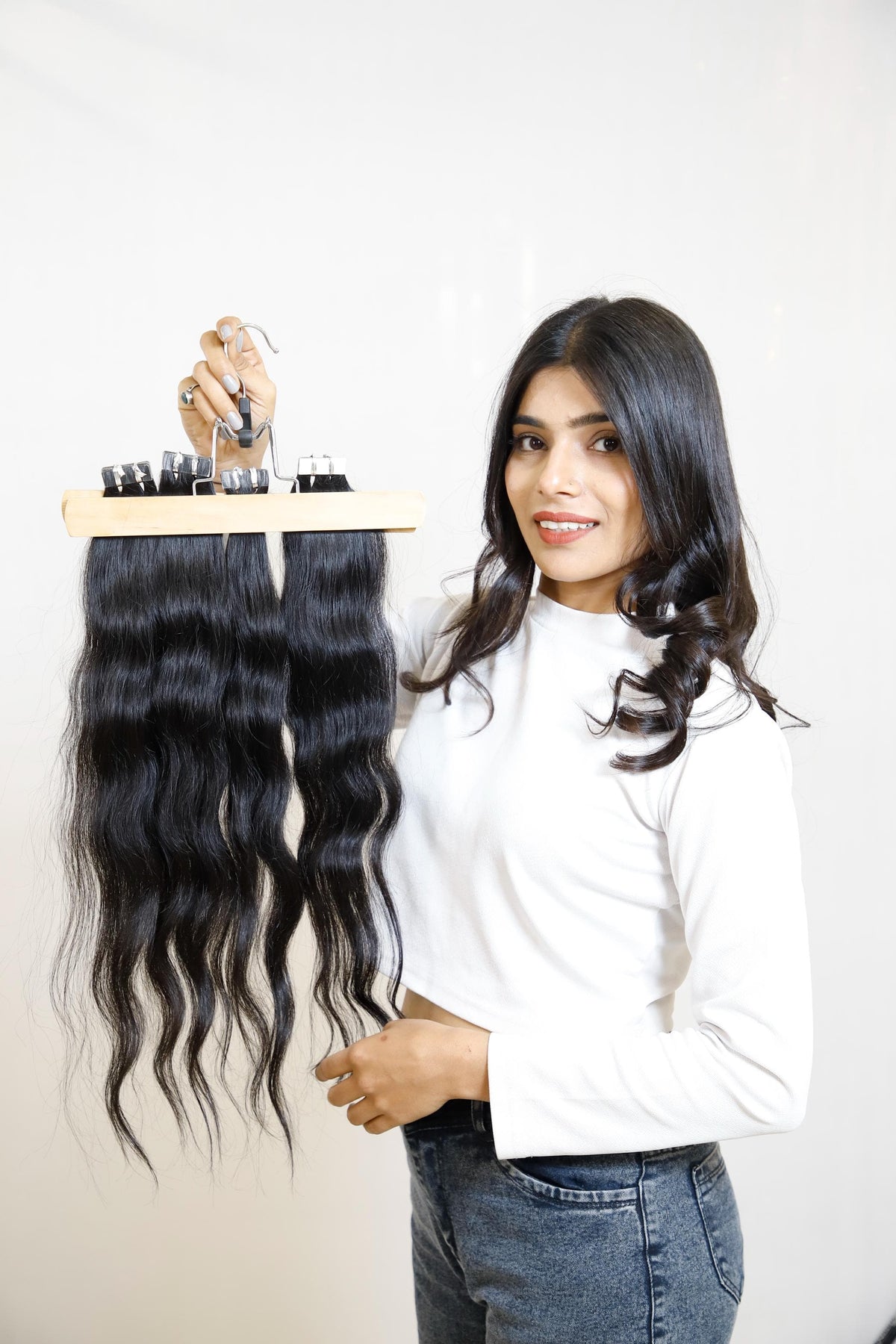 Tape-In Hair Extensions | Reusable Remy Human Hair | 20 & 40 Tape Packs