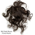 Natural Body Wavy Clip In Human Hair Topper