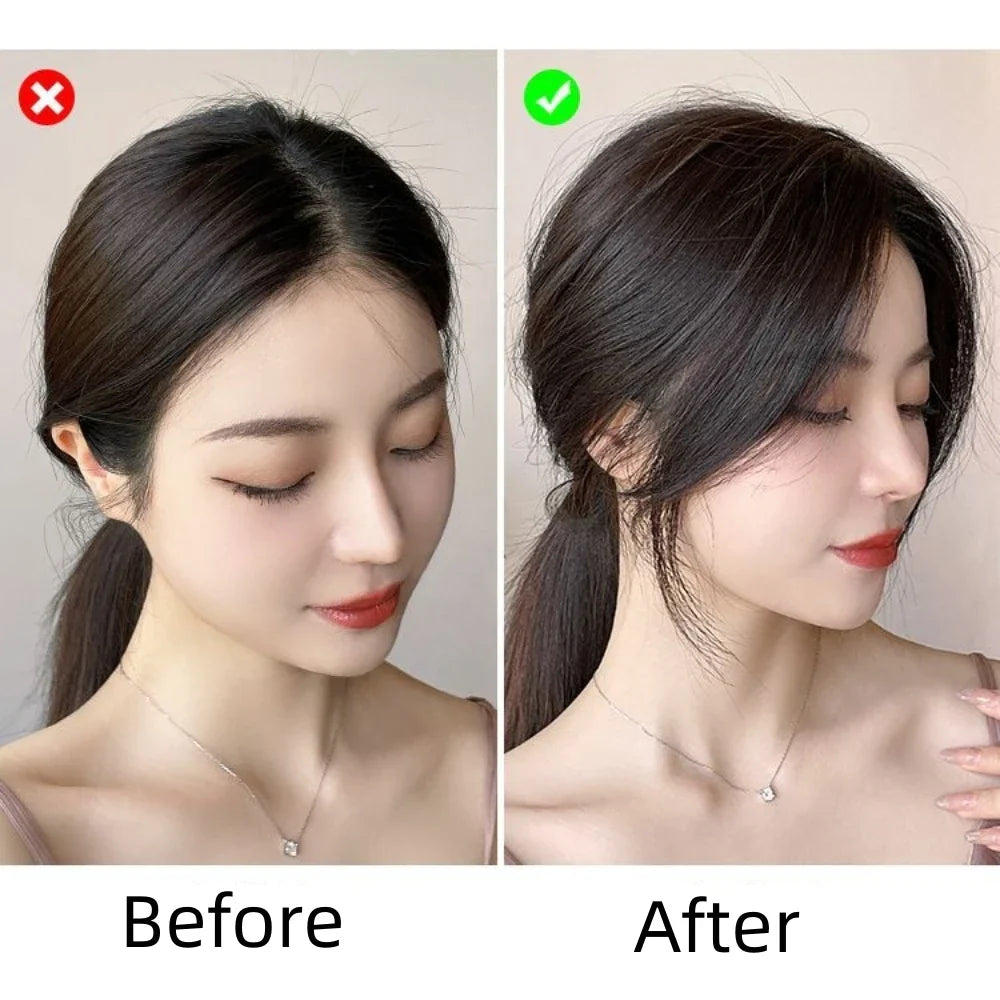 Natural Human Hair Clip In Bangs Extensions