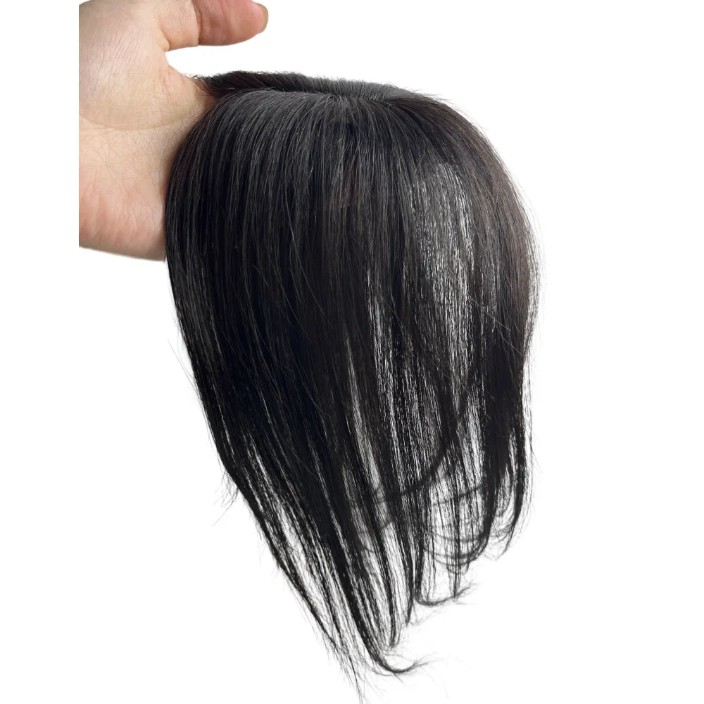 Natural Human Hair Clip In Bangs Extensions