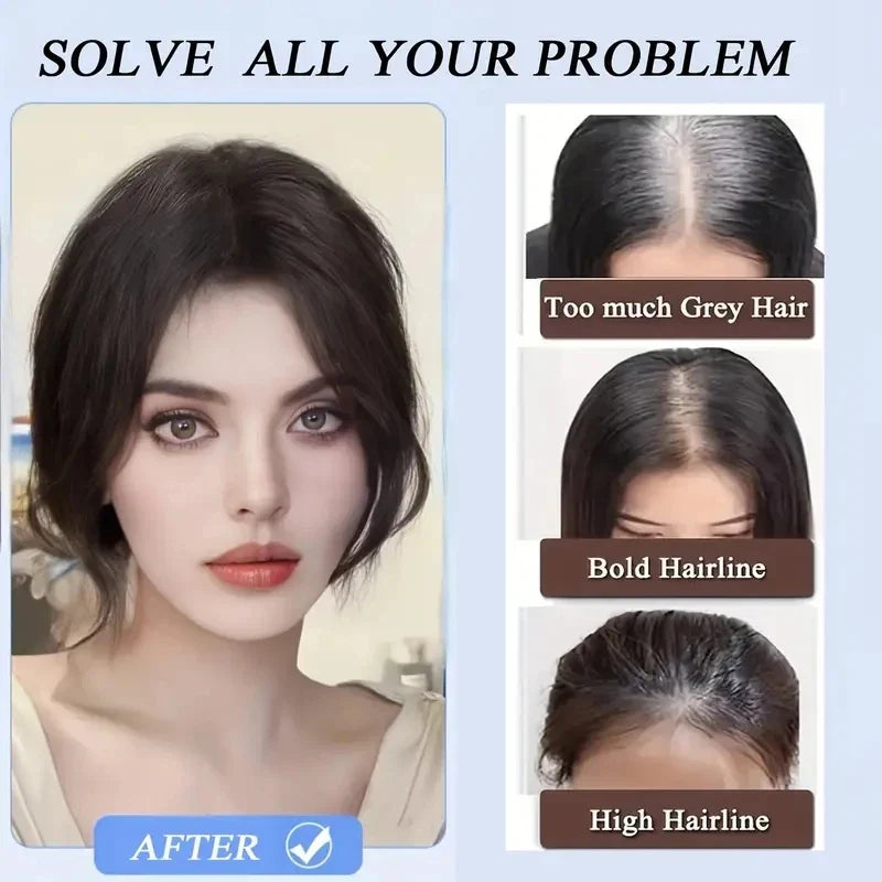 Natural Human Hair Clip-In Bangs Extensions