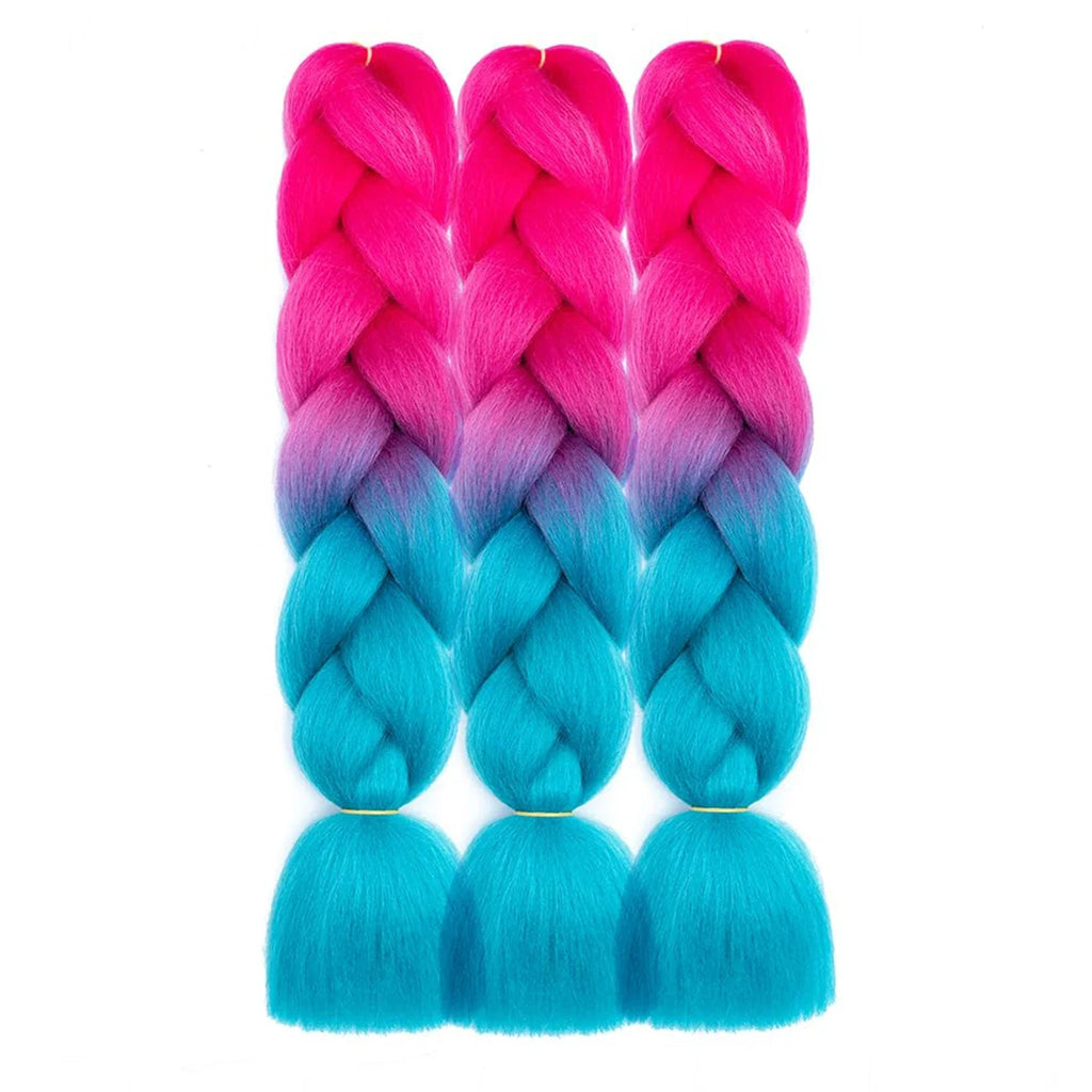 Ombre Jumbo Braiding Hair Extension 24 Inch