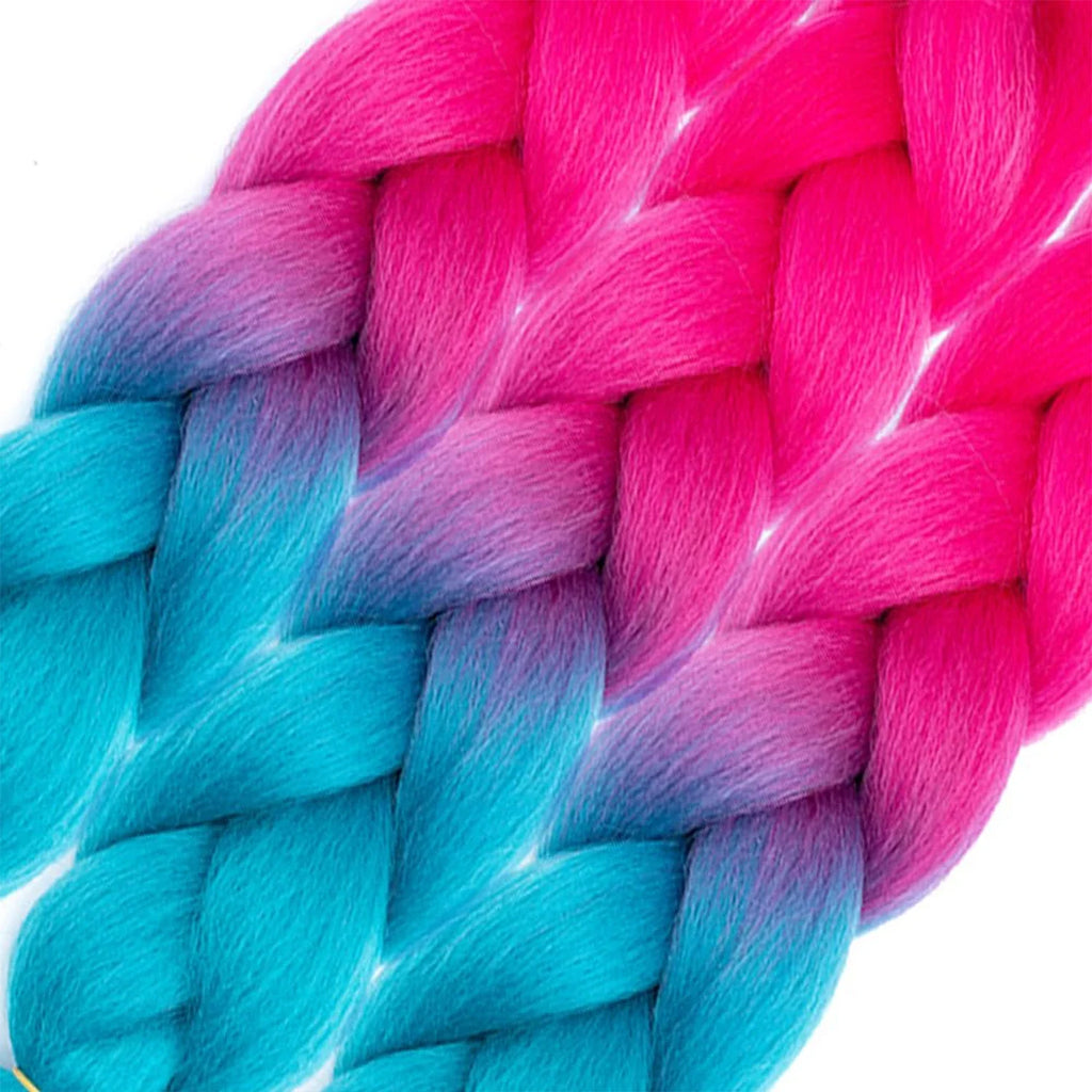 Ombre Jumbo Braiding Hair Extension 24 Inch