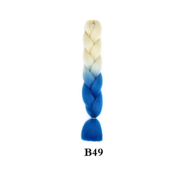 Ombre Jumbo Braiding Hair Extension 24 Inch
