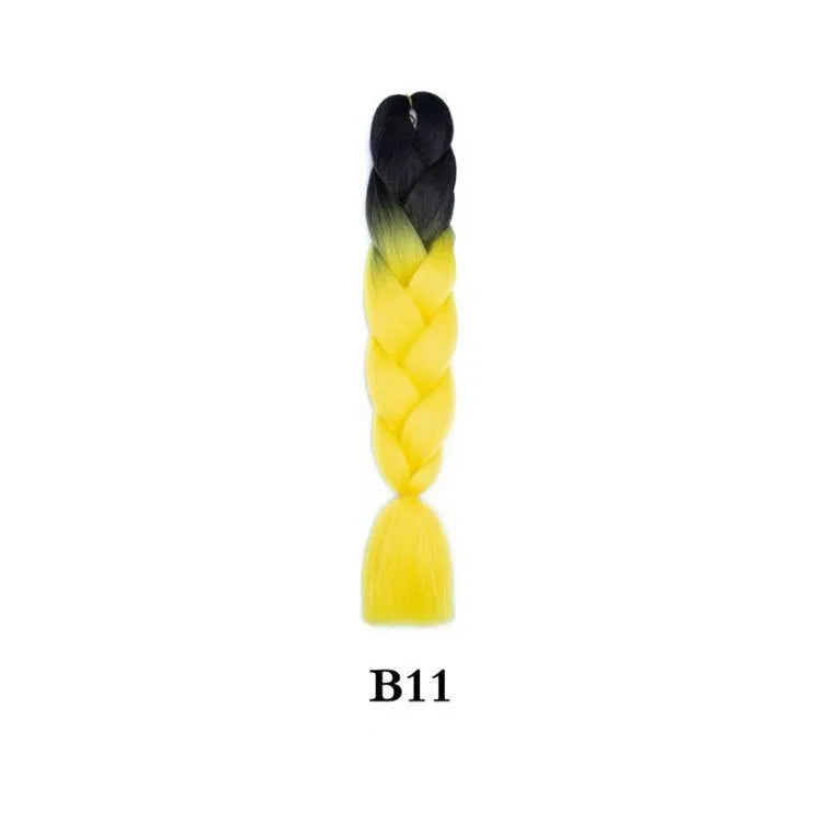 Ombre Jumbo Braiding Hair Extension 24 Inch