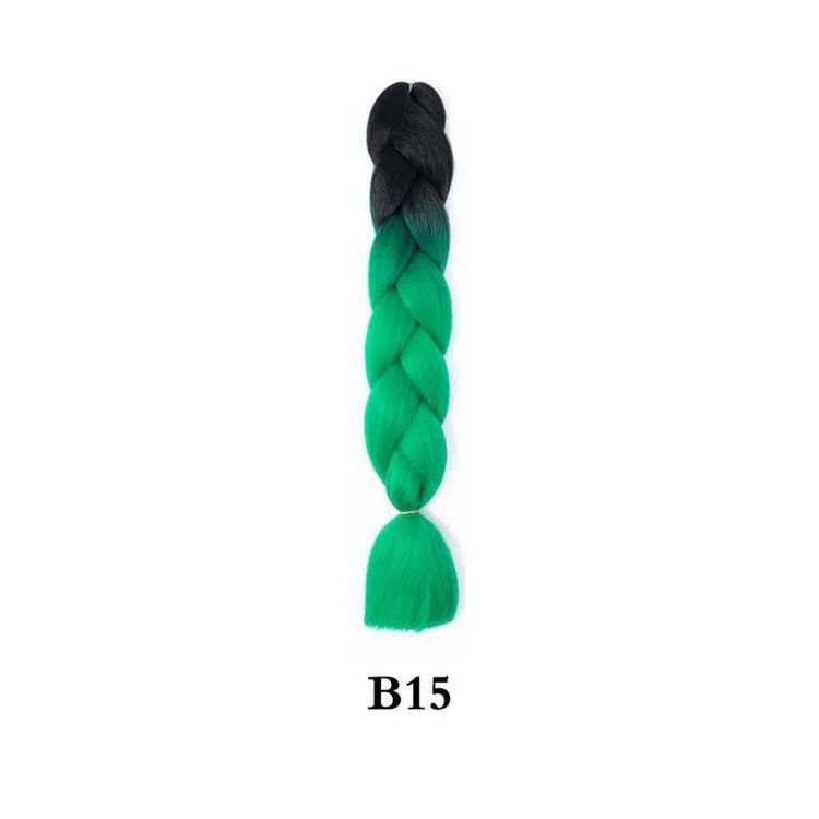 Ombre Jumbo Braiding Hair Extension 24 Inch