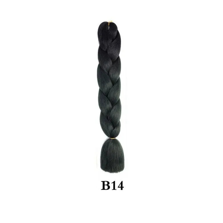 Ombre Jumbo Braiding Hair Extension 24 Inch