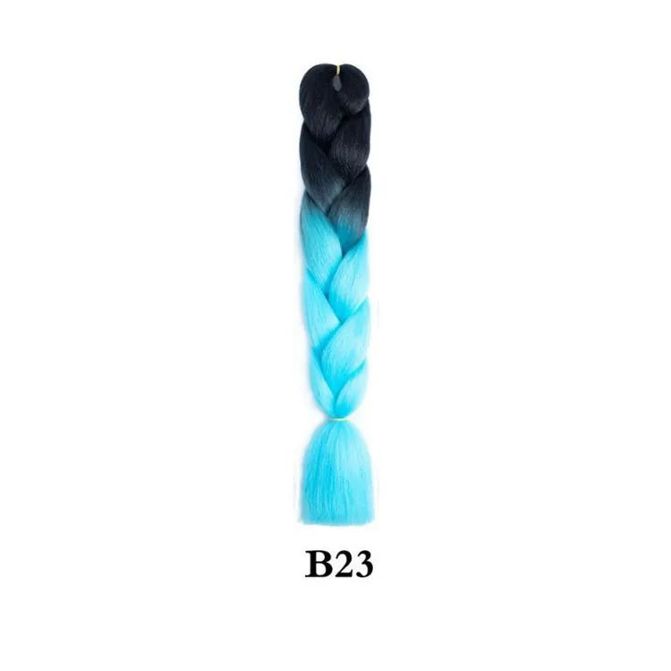 Ombre Jumbo Braiding Hair Extension 24 Inch