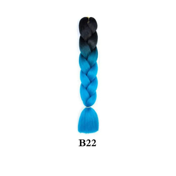 Ombre Jumbo Braiding Hair Extension 24 Inch