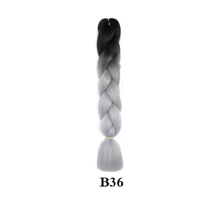 Ombre Jumbo Braiding Hair Extension 24 Inch