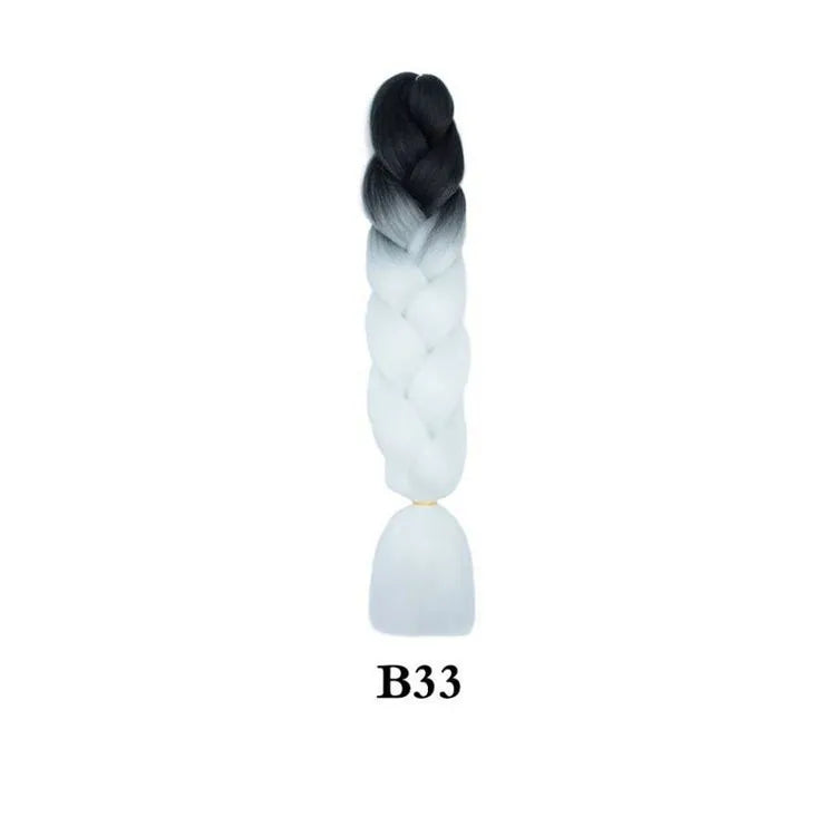 Ombre Jumbo Braiding Hair Extension 24 Inch