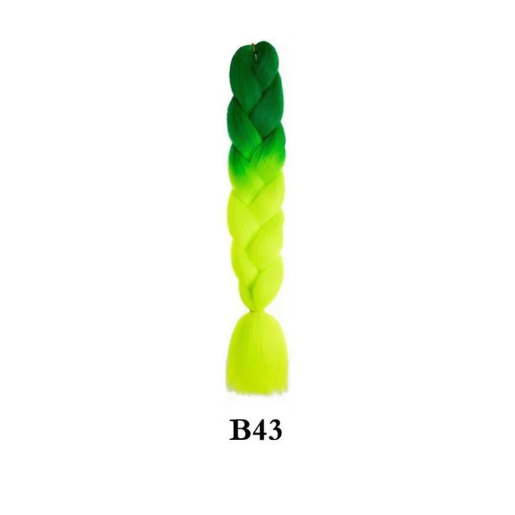 Ombre Jumbo Braiding Hair Extension 24 Inch