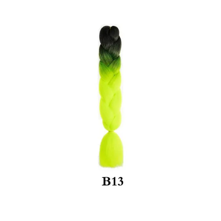 Ombre Jumbo Braiding Hair Extension 24 Inch