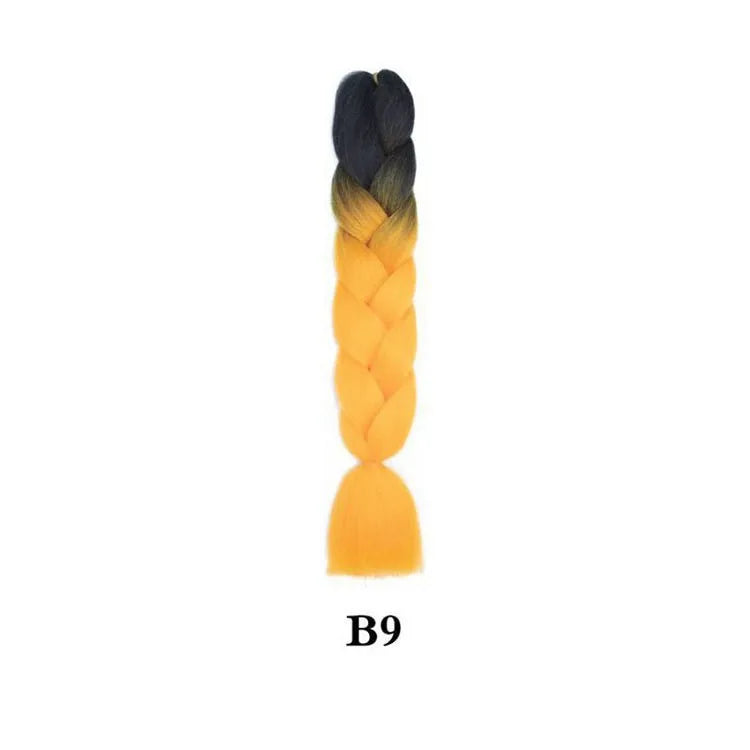 Ombre Jumbo Braiding Hair Extension 24 Inch