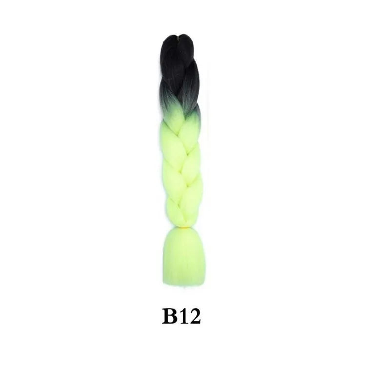 Ombre Jumbo Braiding Hair Extension 24 Inch