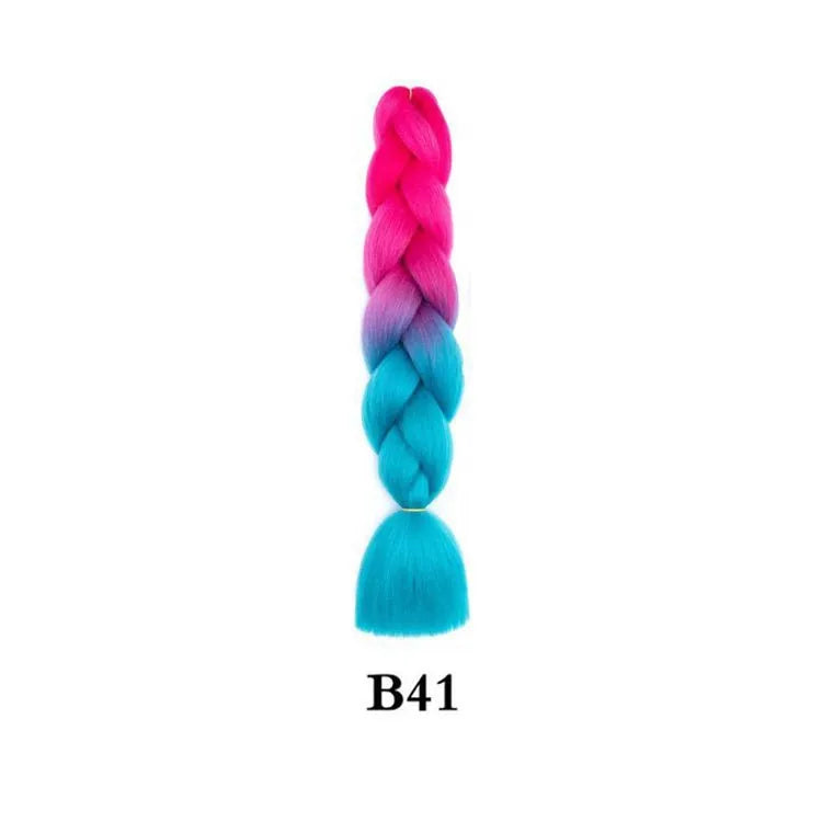 Ombre Jumbo Braiding Hair Extension 24 Inch