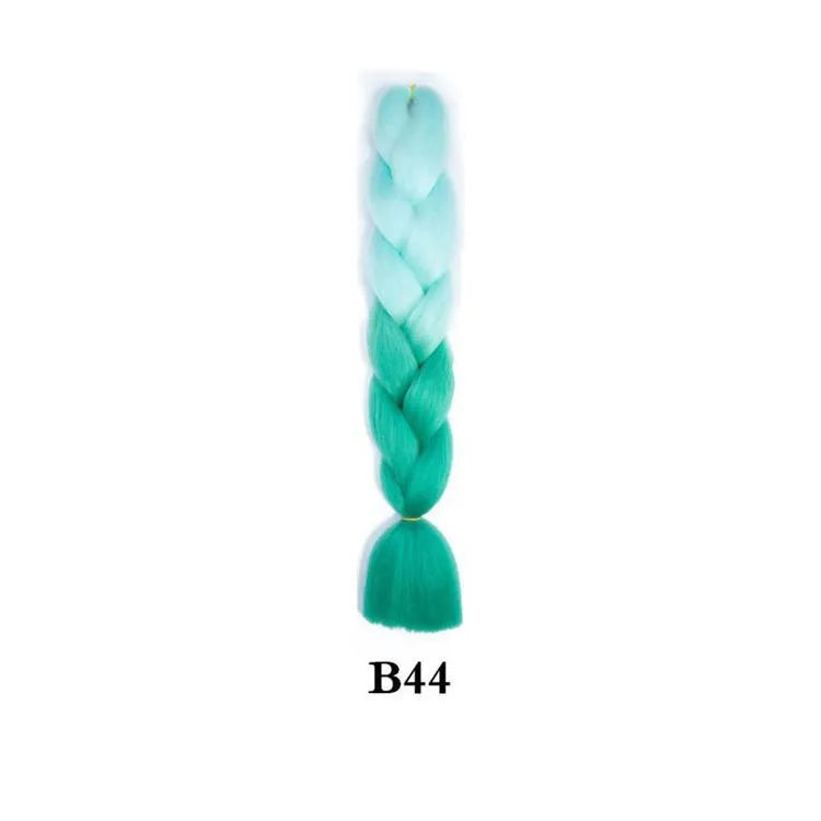Ombre Jumbo Braiding Hair Extension 24 Inch