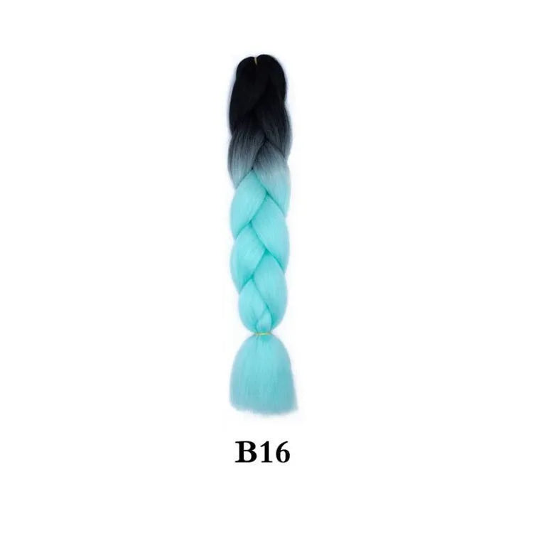 Ombre Jumbo Braiding Hair Extension 24 Inch