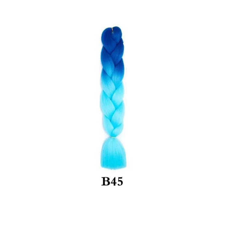 Ombre Jumbo Braiding Hair Extension 24 Inch