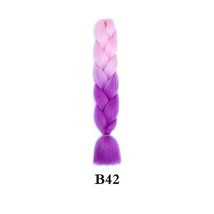 Ombre Jumbo Braiding Hair Extension 24 Inch