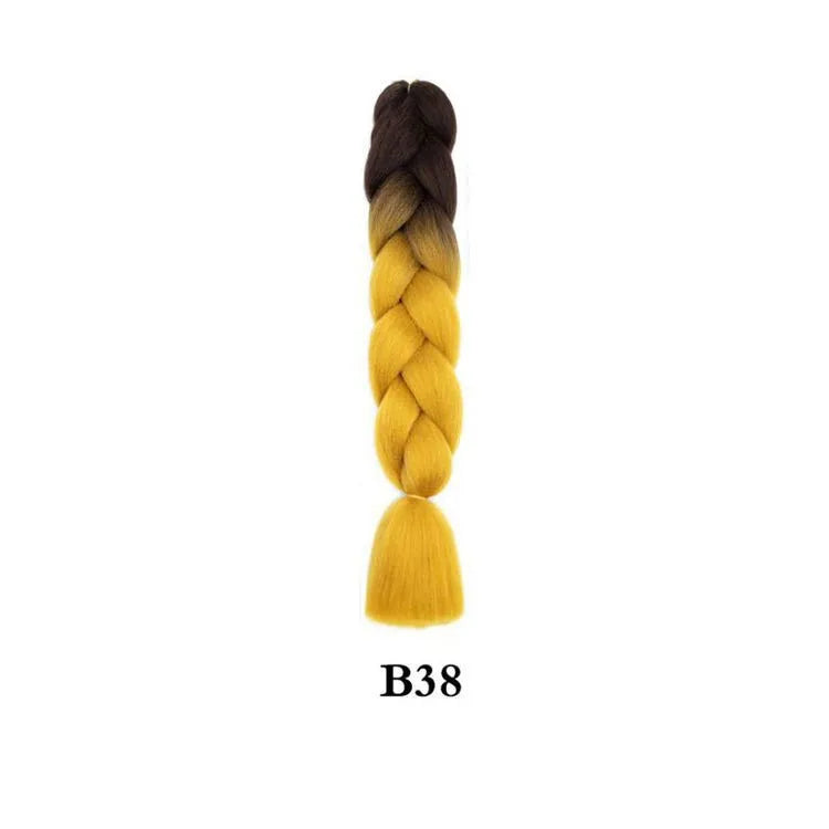 Ombre Jumbo Braiding Hair Extension 24 Inch
