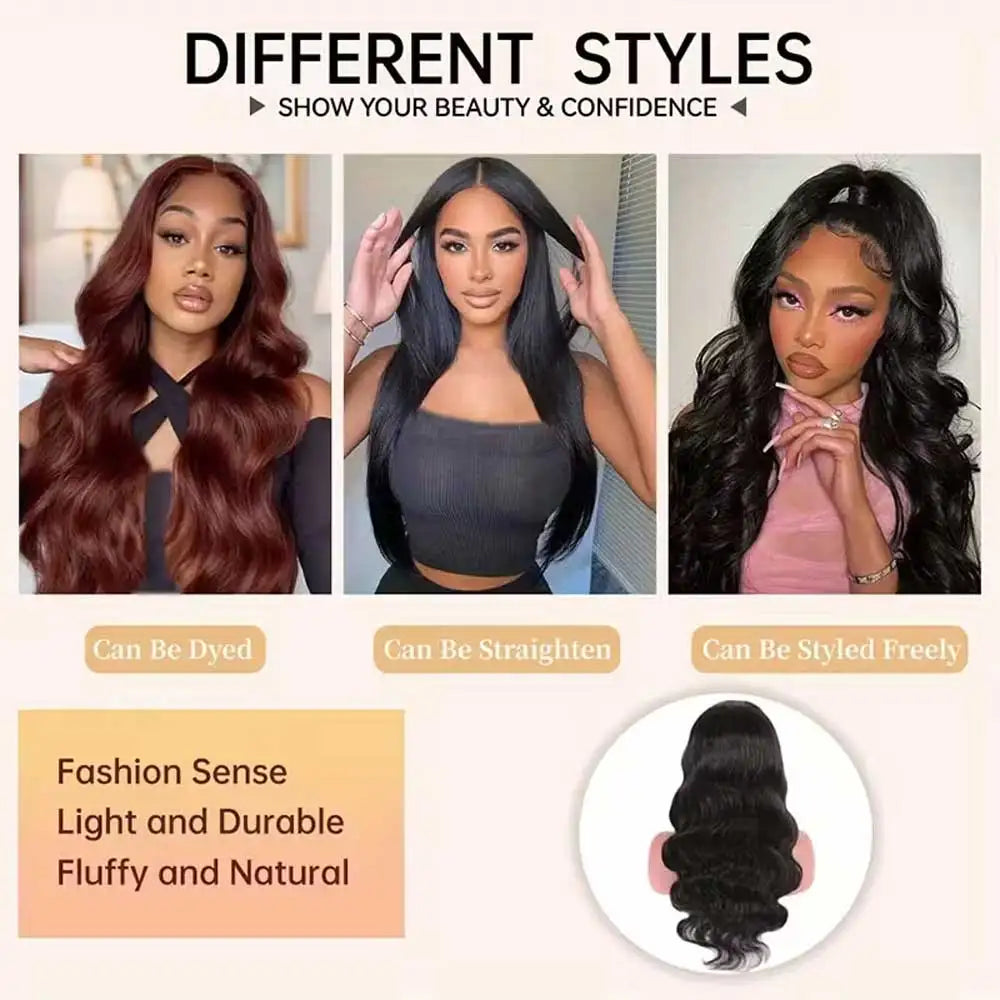 250% Density Body Wave Human Hair Wig – Pre-Cut HD Lace Frontal | Glueless
