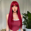 Straight Bangs Wig