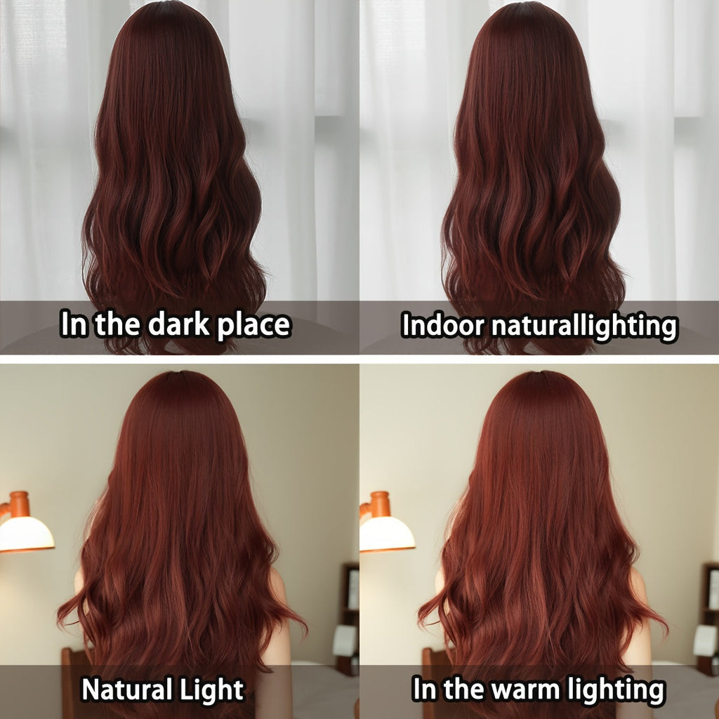 Glamorous Loose Curly Wig — Reddish Brown
