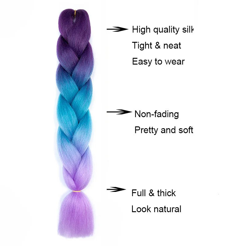 24 Inch Jumbo Braiding Hair Extension