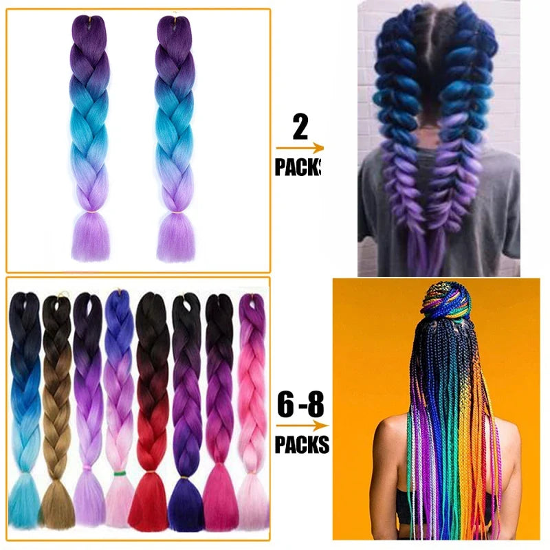 24 Inch Jumbo Braiding Hair Extension