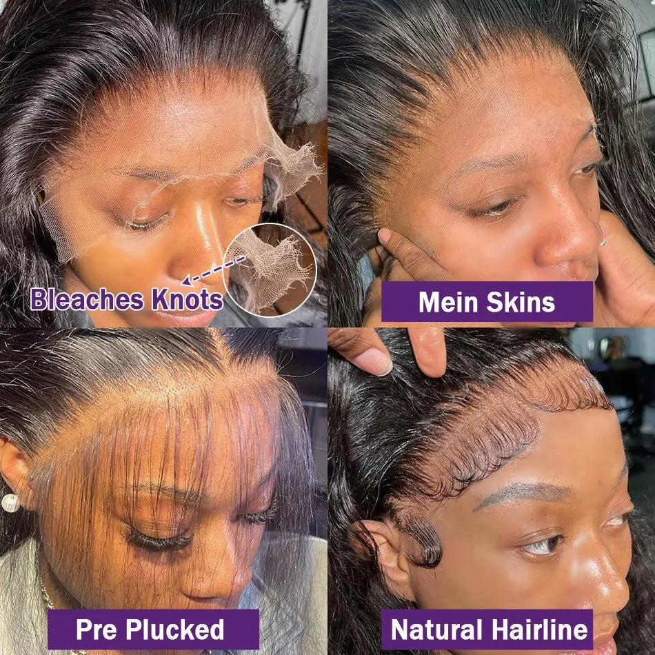 Body Wave Human Hair Wig — 26" to 40" Brazilian Remy