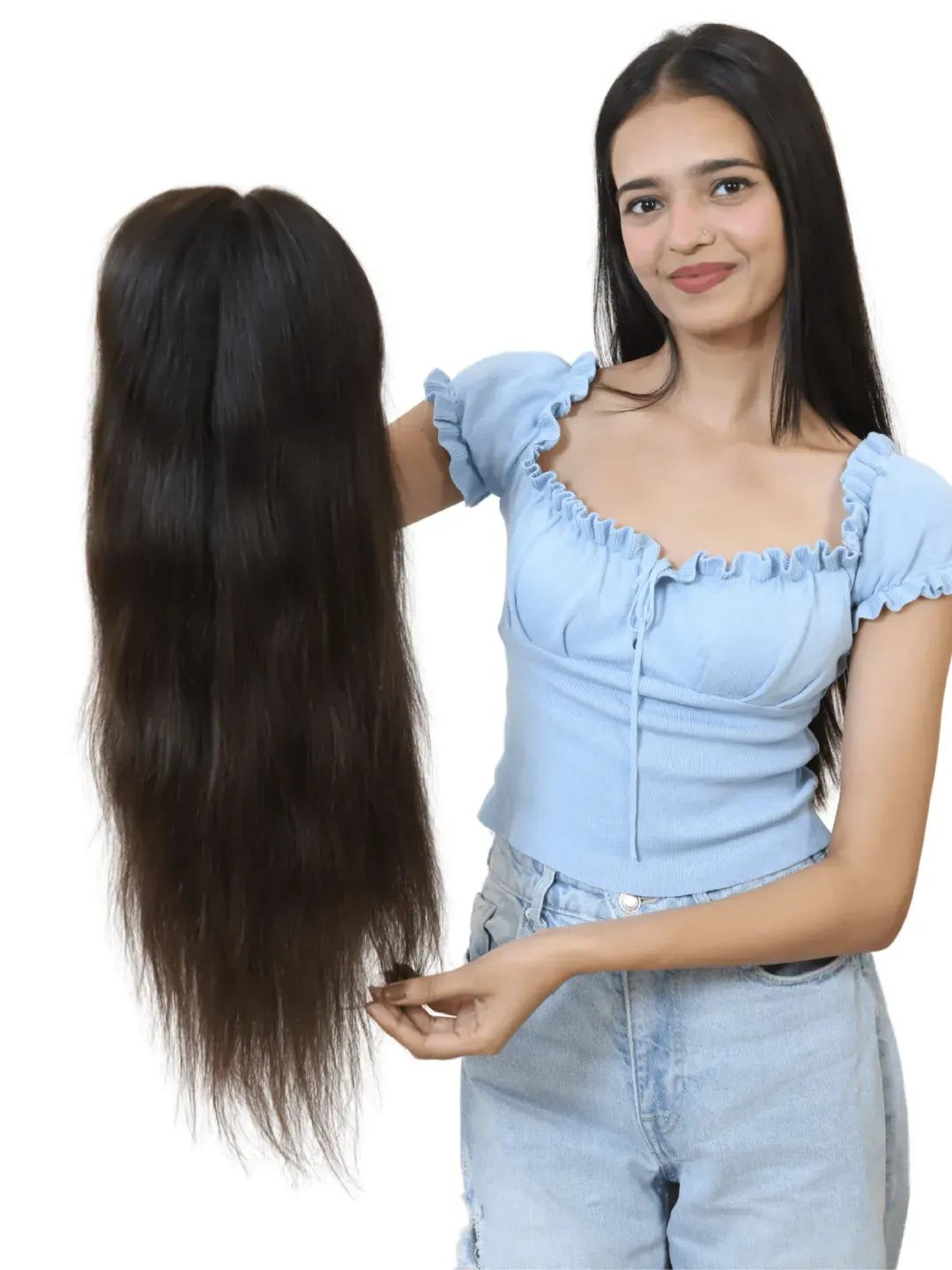 HD Lace Front Wig — 100% Remy Human Hair, Invisible Hairline